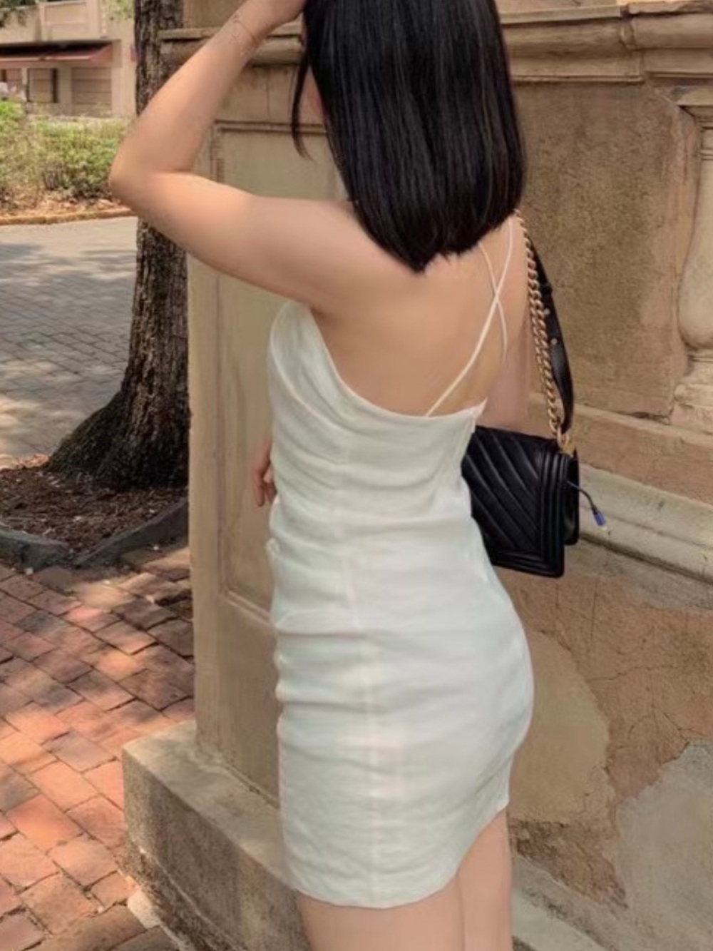 Zara Women’s White Strappy Mini Dress